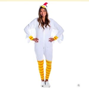 NWT! Tipsy Elves, UNISEX Chicken Costume, Size Med, MSRP $79.95
